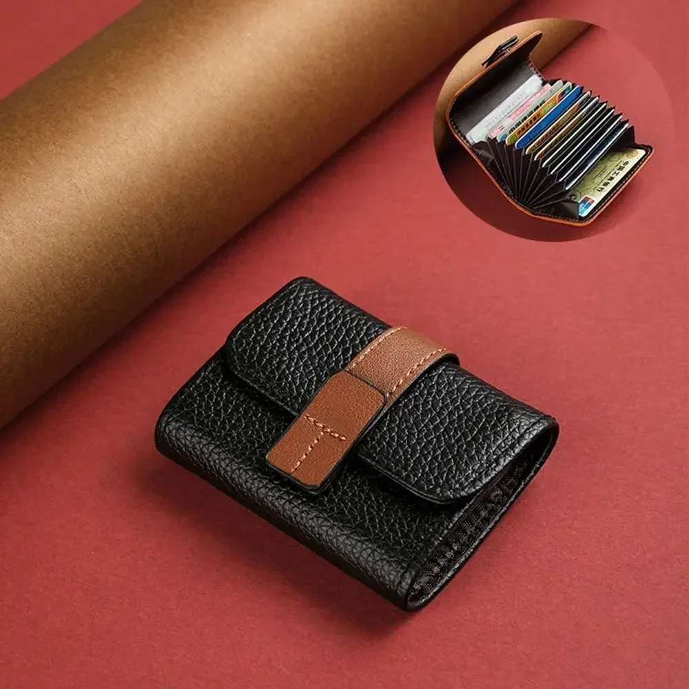 port carte en cuir pour femme